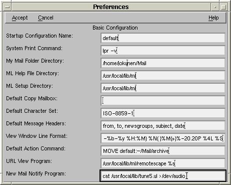 Preferences