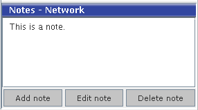 The Notes panel