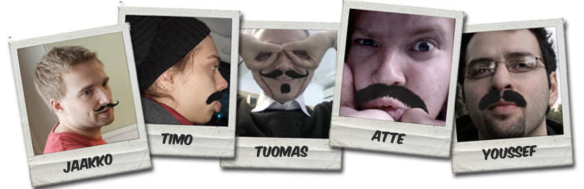 Jaakko, Timo, Tuomas, Atte ja Youssef