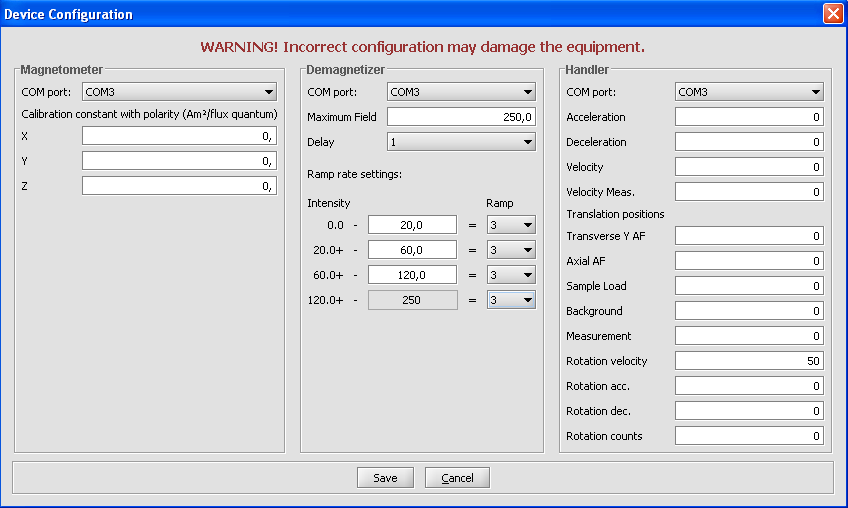 Device Configuration