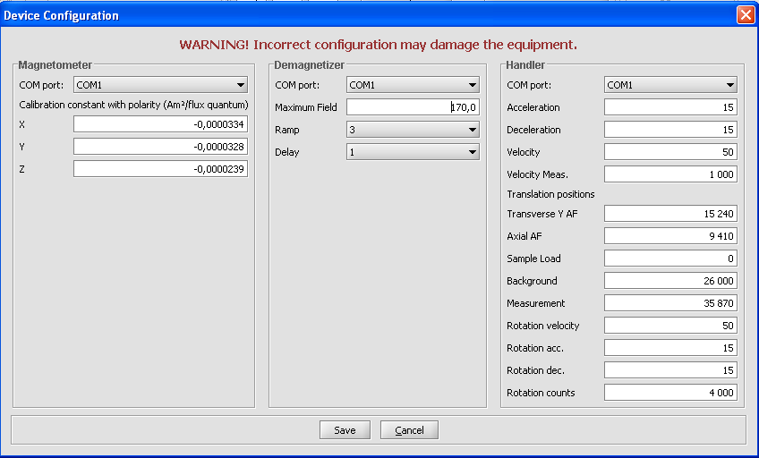 Device Configuration