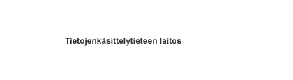 Tietojenksittelytieteen laitos