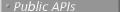 Public APIs