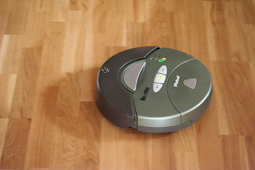 Roomba lattialla