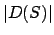 $\vert D(S)\vert$
