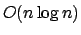 $O(n \log n)$