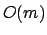 $O(m)$